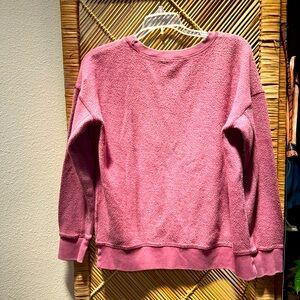 American Eagle Outfitters Dusty Rose Crew Neck Sweater